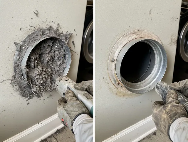 Professional clogged vent cleaning by West Hartford Dryer Vent Cleaning in West Hartford