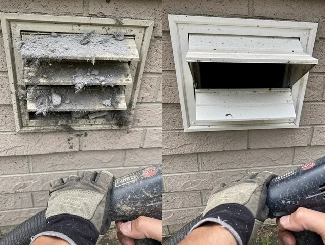 Professional dryer exhaust vent cleaning by West Hartford Dryer Vent Cleaning in West Hartford