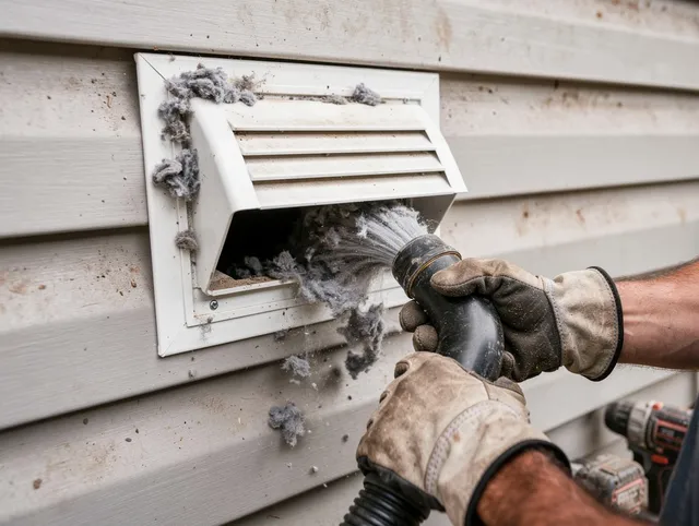 Professional dryer vent cleaning by West Hartford Dryer Vent Cleaning in West Hartford