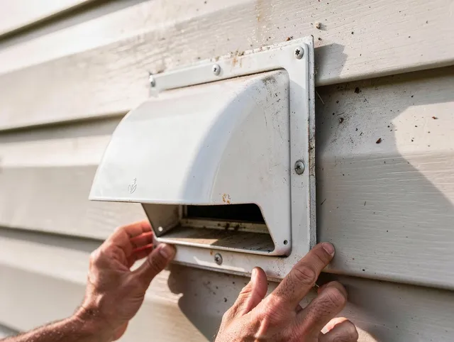 West Hartford Dryer Vent Cleaning technician delivering thorough residential dryer vent cleaning service in West Hartford